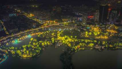 福州左海公园亮化和夜景灯光建设项目--2020神灯奖申报工程